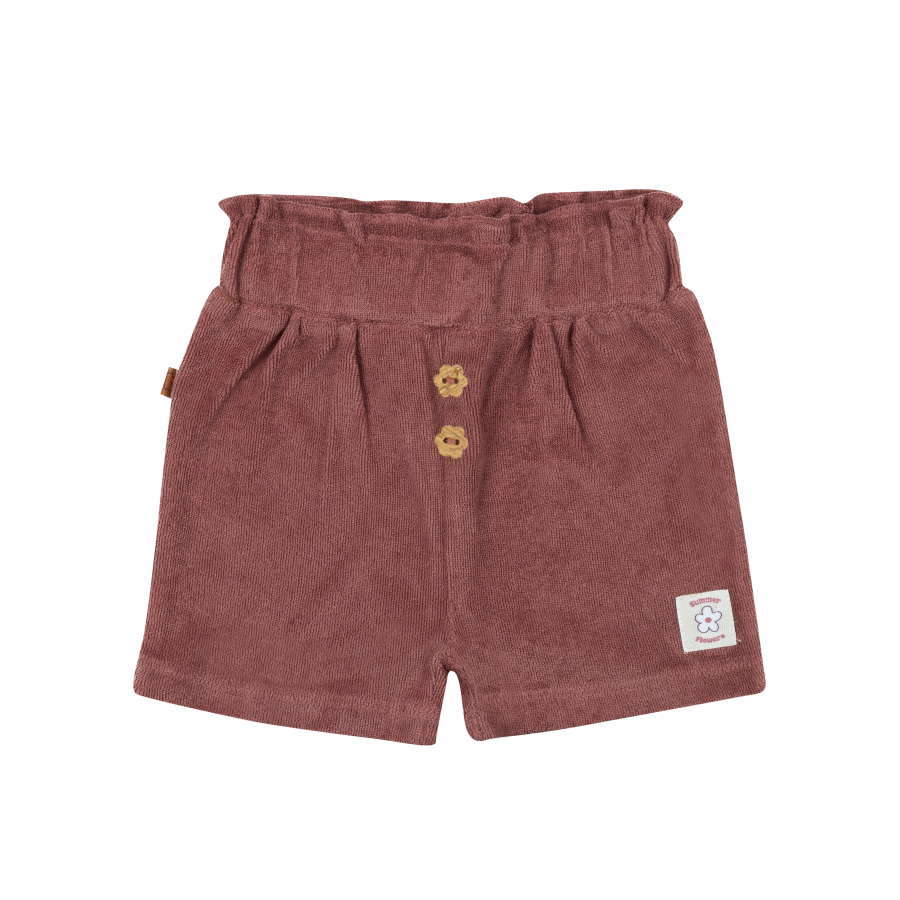 Terry Short Double Dyed Kids | Burlwood