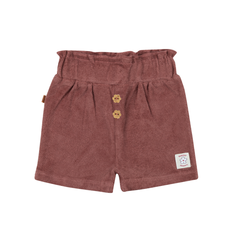 Terry Short Double Dyed Kids | Burlwood