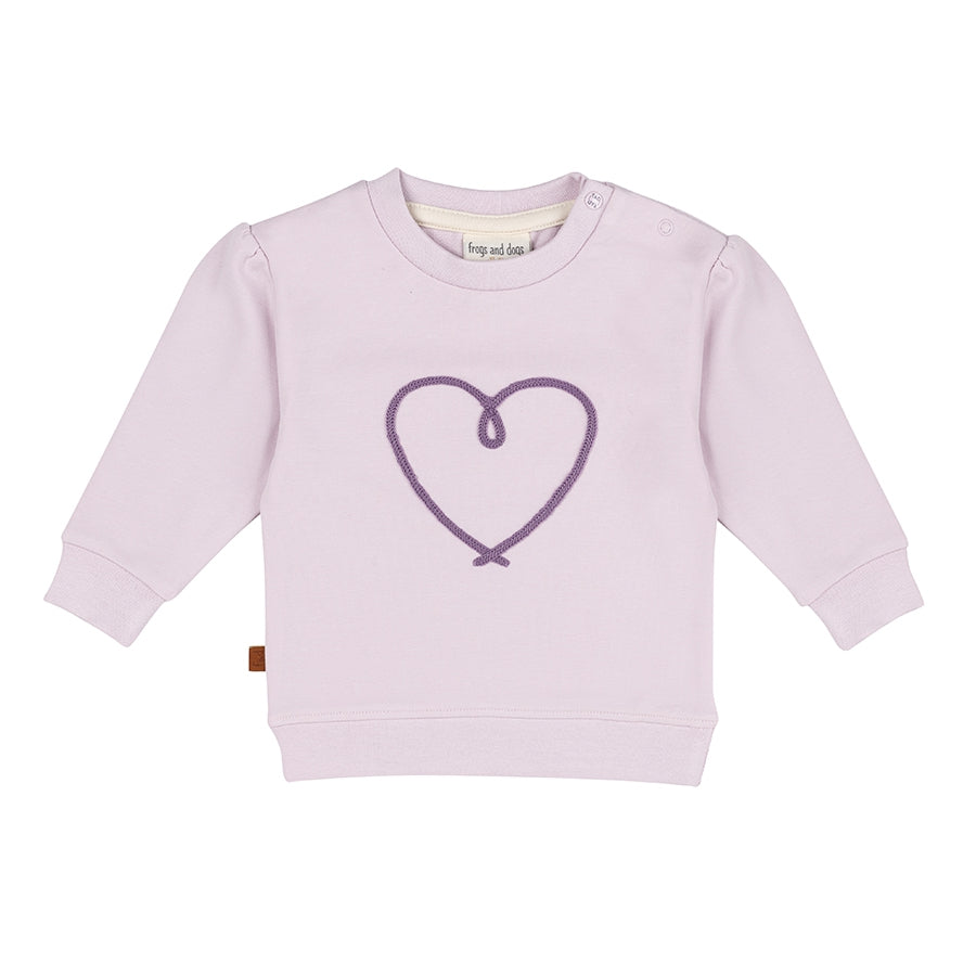 Sweater Heart Kids | Lavender Fog