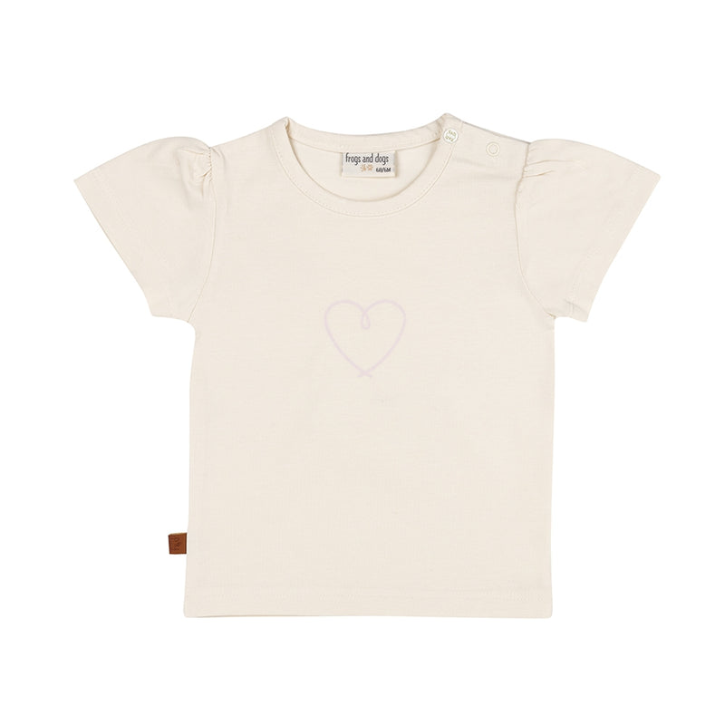 T-shirt Heart | Egret