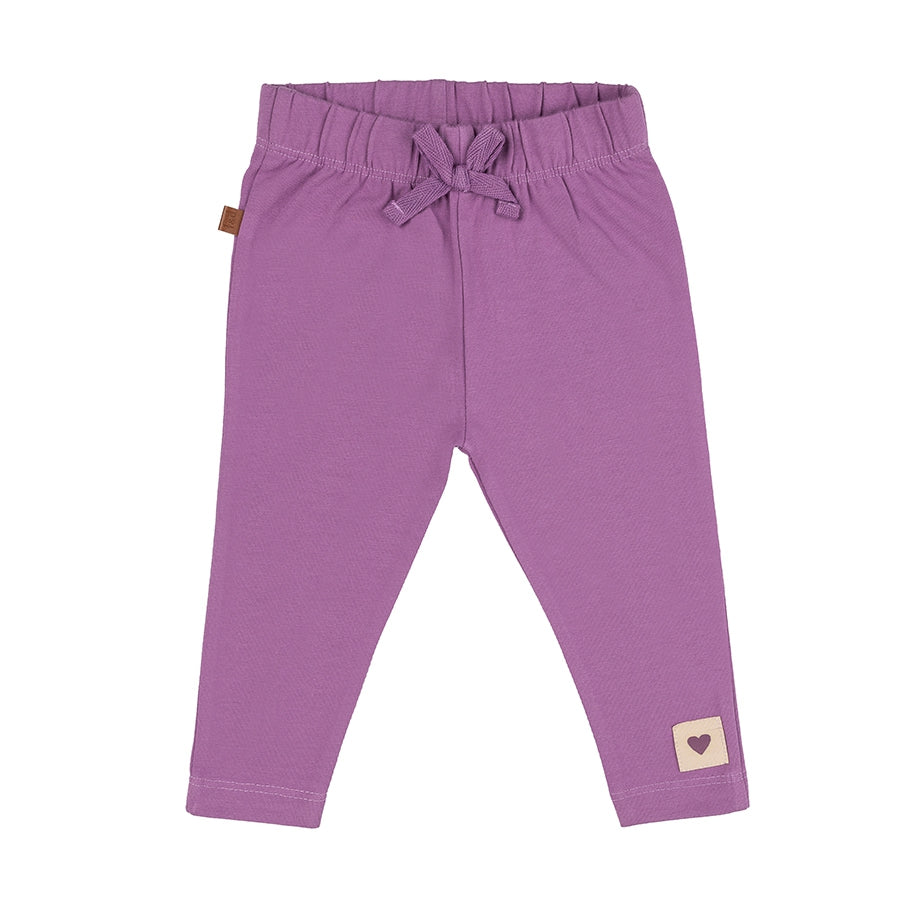 Legging Hearts Kids | Dusty Lavender