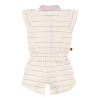 Onesie Stripes Piqué Baby | Egret