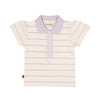 T-Shirt Stripes Piqué Baby | Egret