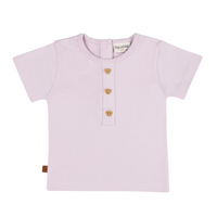 T-Shirt 1x1 Rib Baby | Lavender Fog