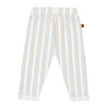 Bedrukte gestreepte broek | White Alyssum