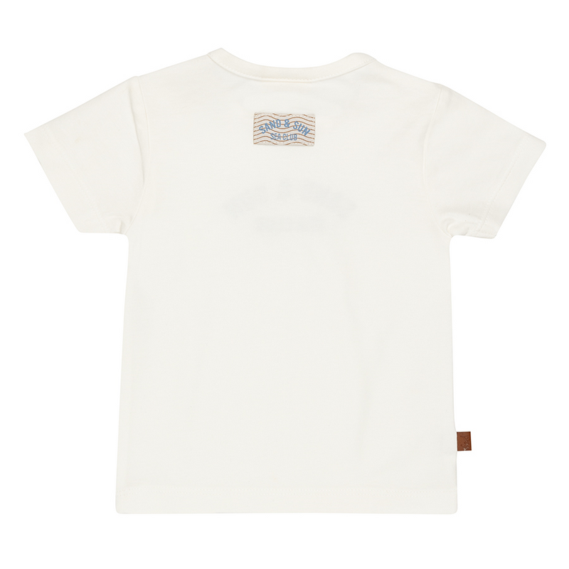 Sand & Sun T-shirt Baby | Wit Alyssum
