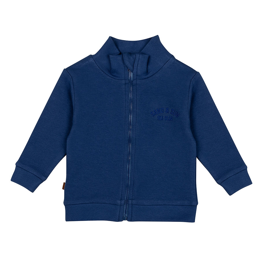 Zipped Sweater Kids | Twilight blue