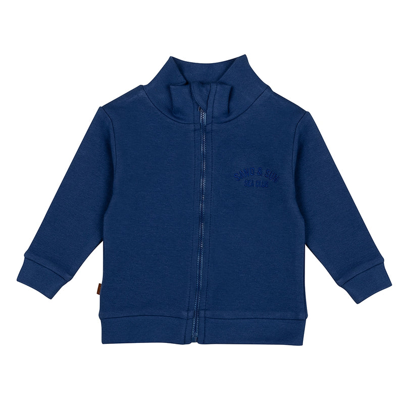 Zipped Sweater Baby | Twilight blue