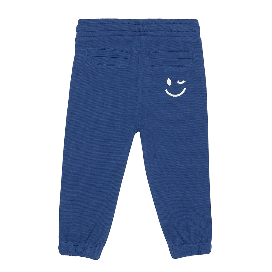 Joggingbroek piqué | Twilight Blue