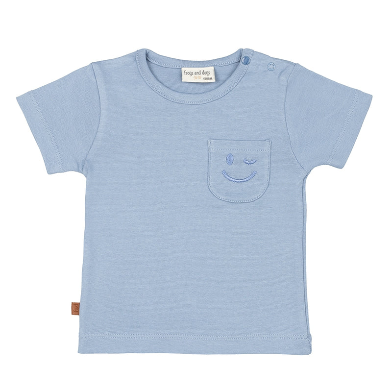 T-Shirt Smile Logo Baby | Forever Blue