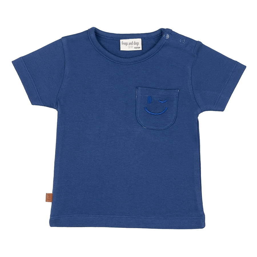 T-Shirt Smile Logo Kids | Twilight blue