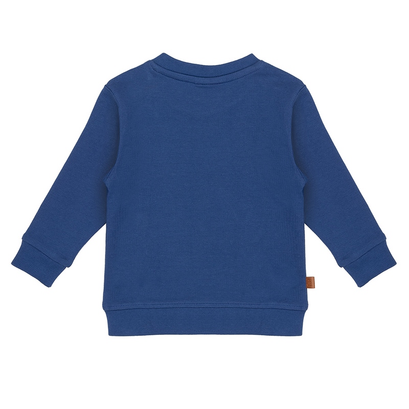 Smile Big Logo Sweater Kinderen | Twilight blauw