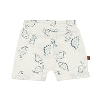 Dino AOP Shorts | White Alyssum