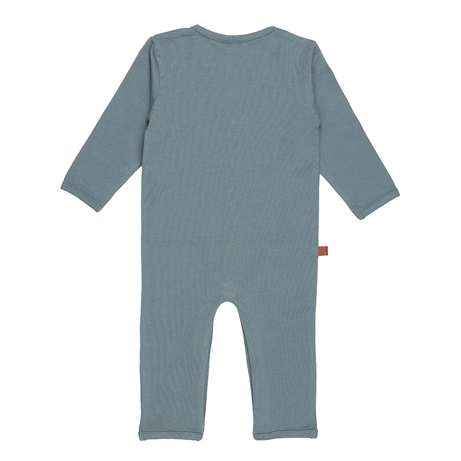 Dino Onesie Effen Baby | Goblin Blauw