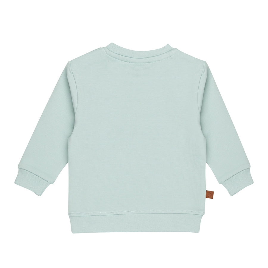 Dino Buddy Sweater Plain Baby | Cloud Blue