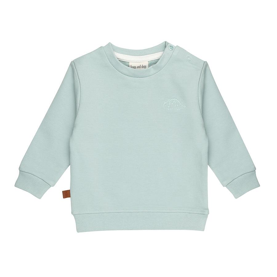 Dino Buddy Trui Effen | Cloud Blue