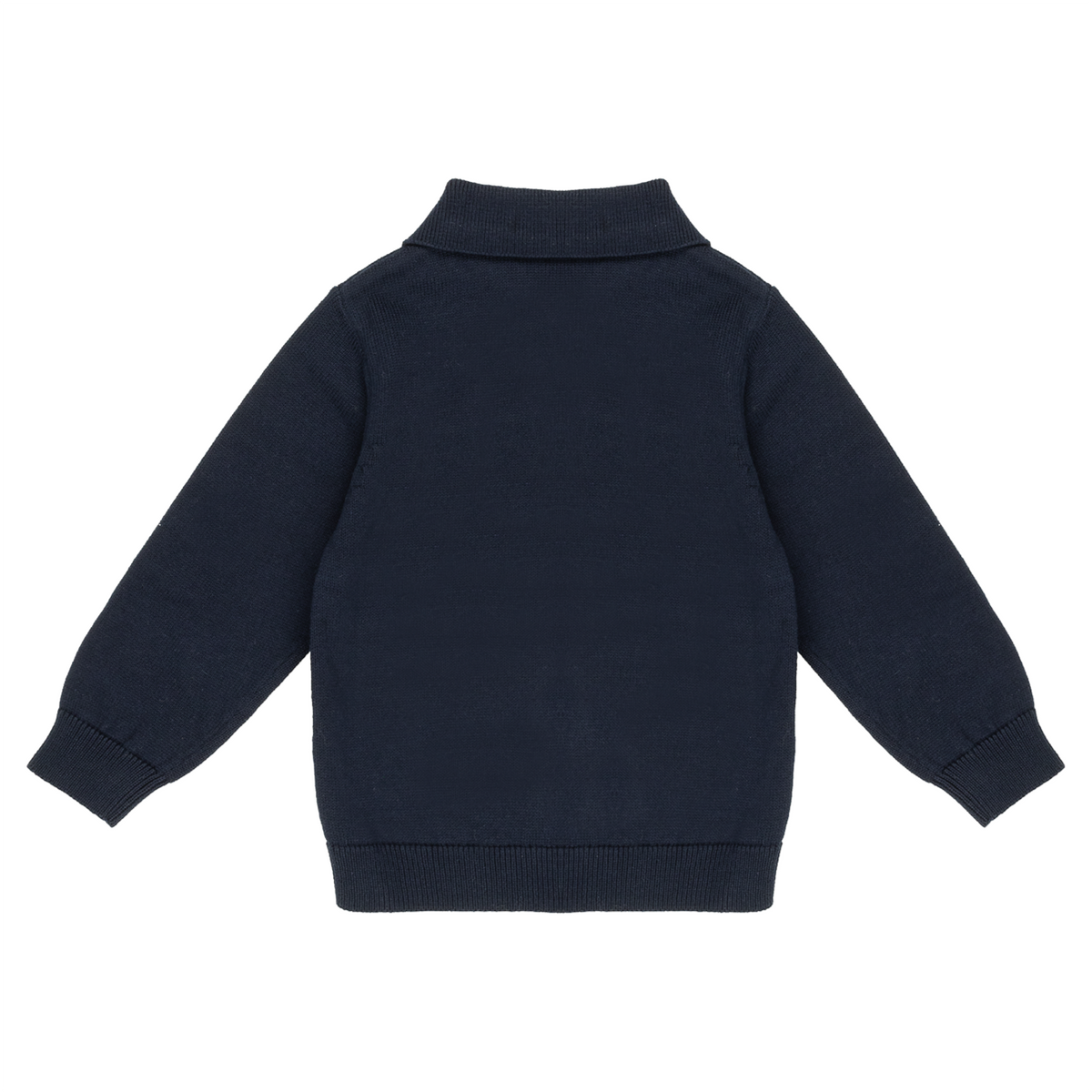 Flat Knit Polo Baby | Patriot Blauw