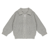 Rits Trui Plat Gebreid Baby | Grijs Violet