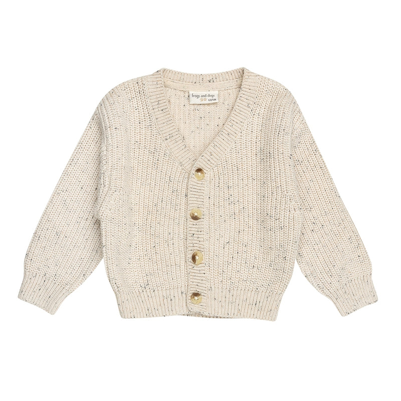 Sprinkle gebreid vest | Beige