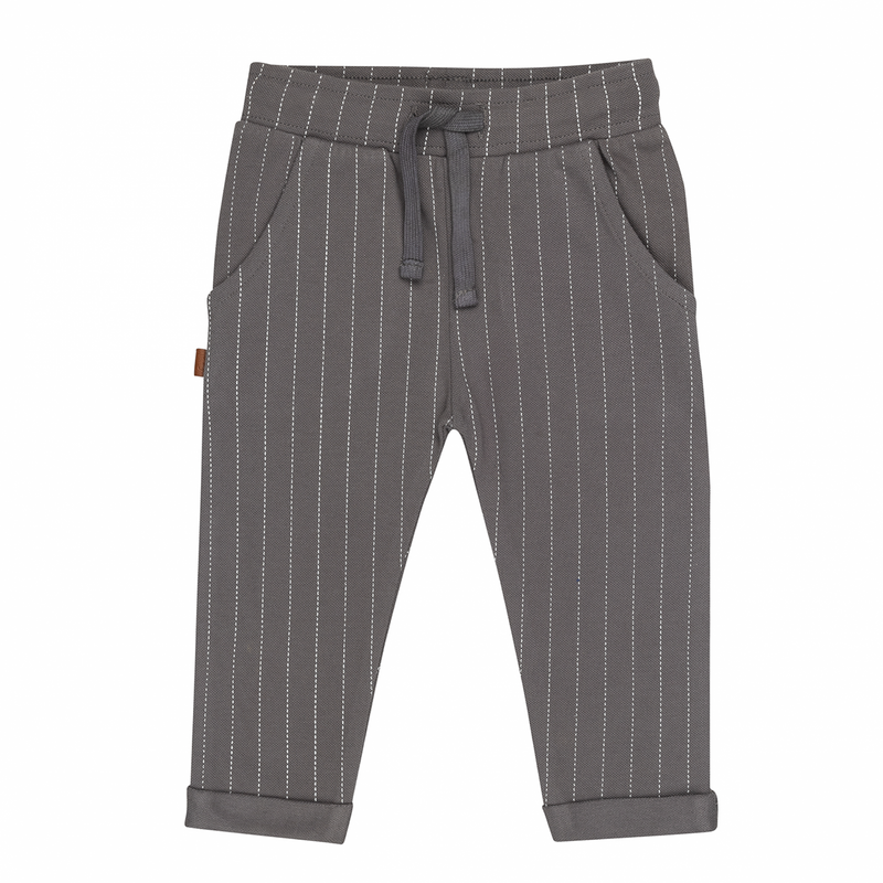 Little Hero Kids Pants Striped | Smoked Pearl