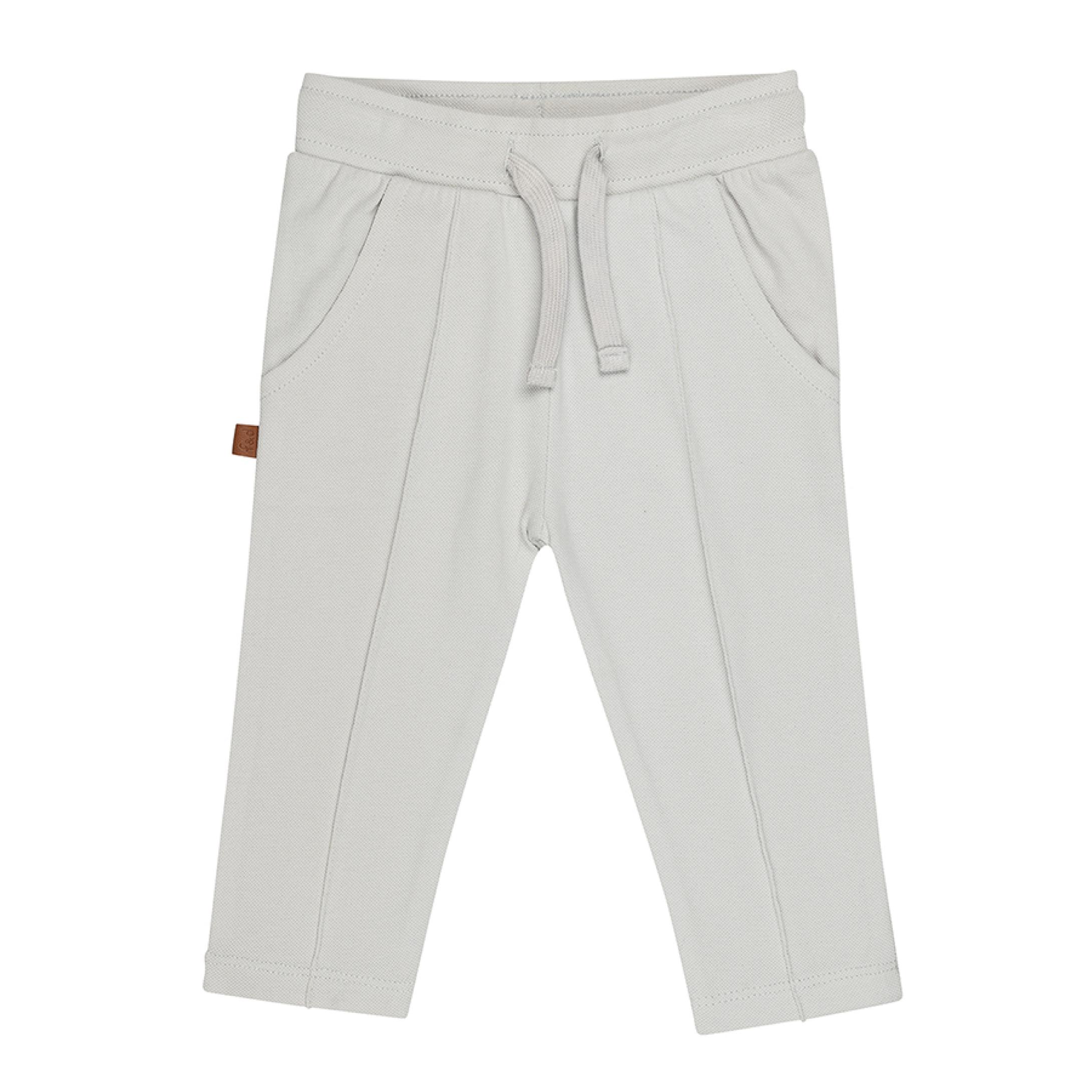 Little Hero Baby Pants Seamed | Gray Violet