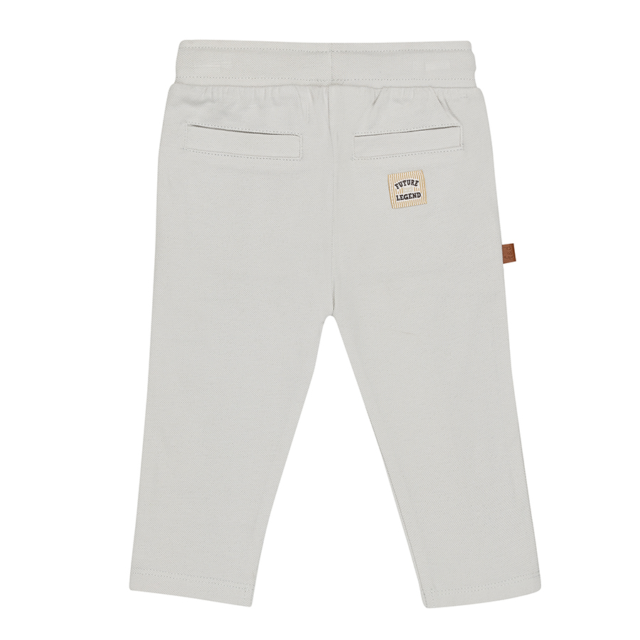 Little Hero Kids Pants Seamed | Gray Violet