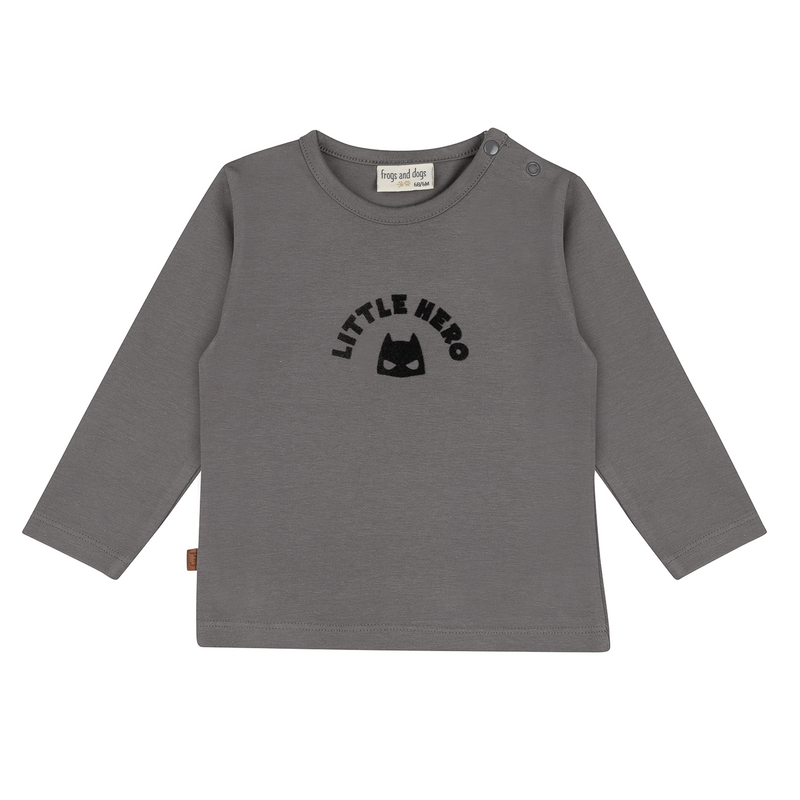 Little Hero Kids Shirt Hero | Smoked Pearl
