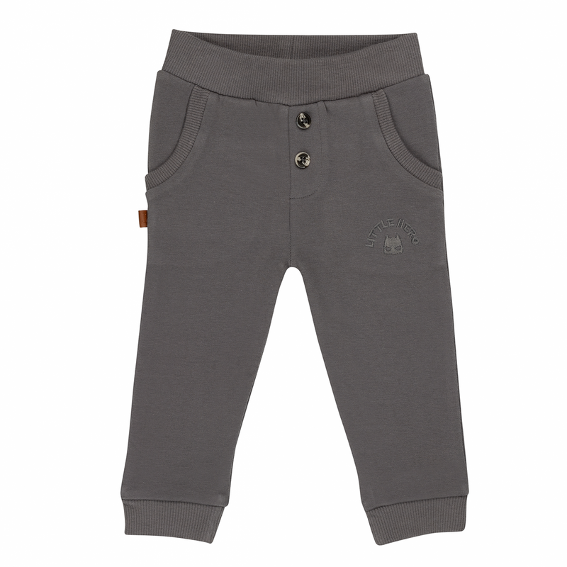 Little Hero Kids Jogging Pants | Smoked Pearl