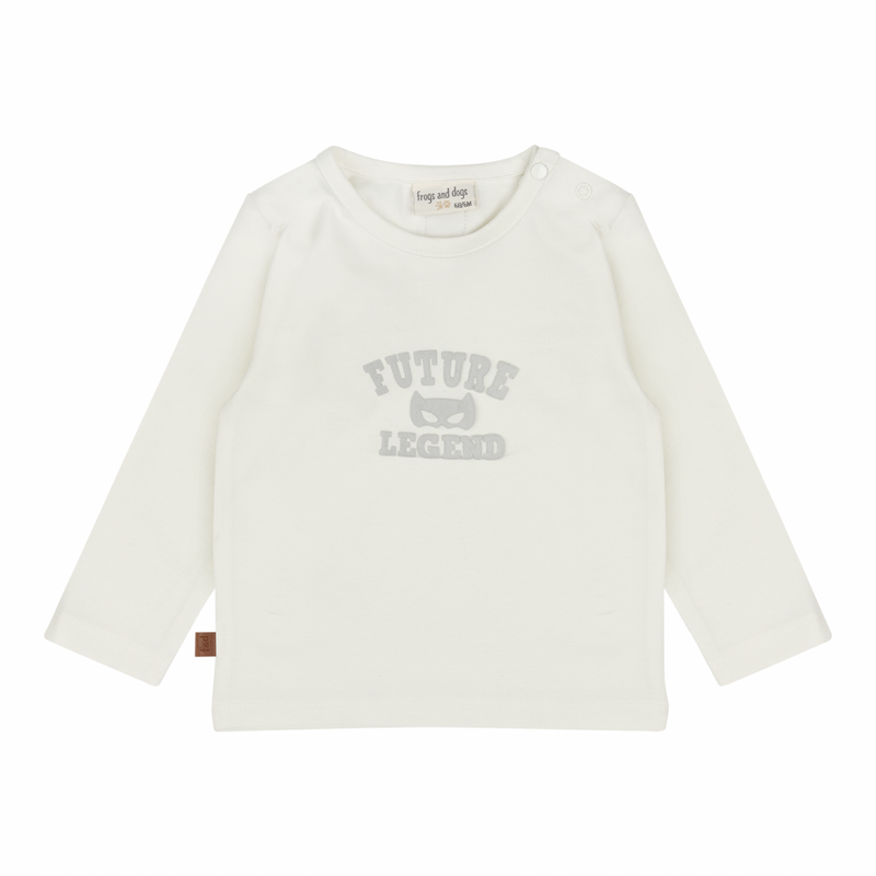 Little Hero Baby Shirt Legend | White Alyssum