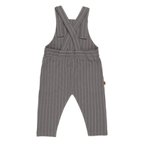 Little Hero Baby Dungaree Striped | Smoked Pearl