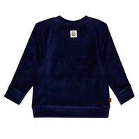 Play All Day Kids Velvet Sweater | Patriot Blue