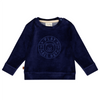 Play All Day Kids Velvet Sweater | Patriot Blue