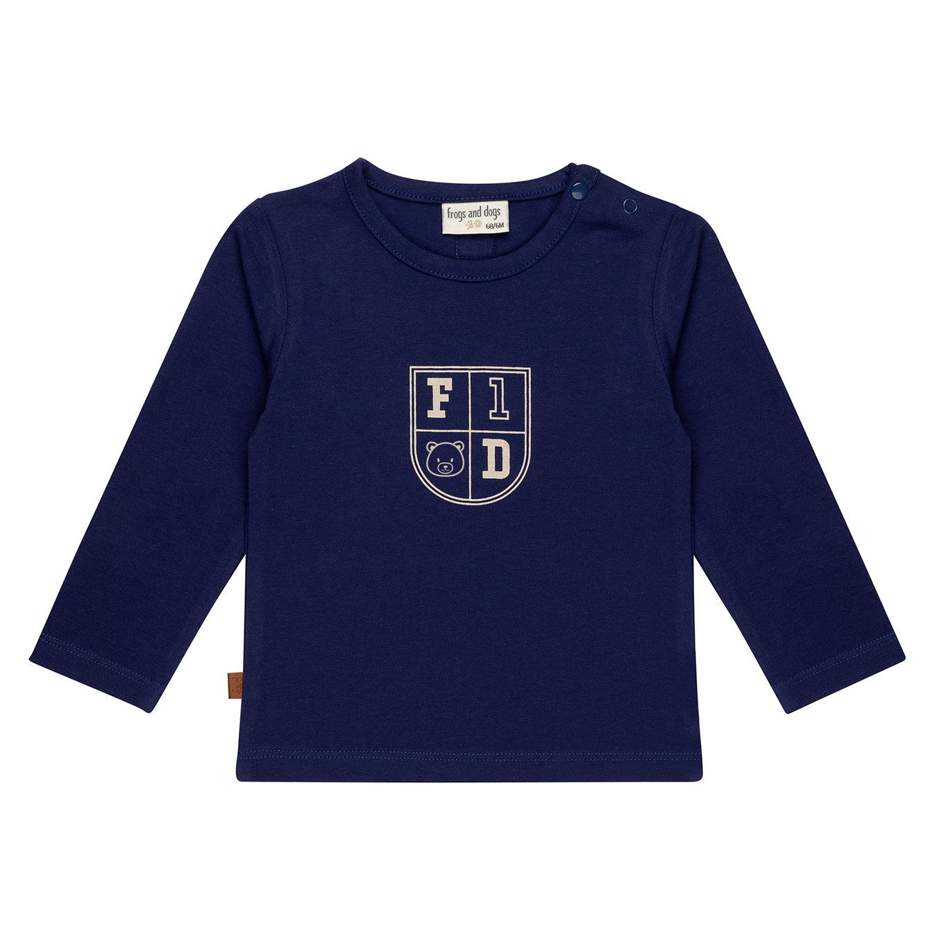 Play All Day Baby Shirt Shield | Patriot Blue
