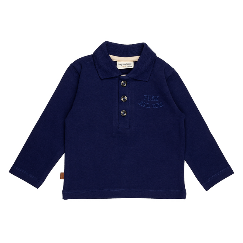 Play All Day Baby Polo | Patriot Blue