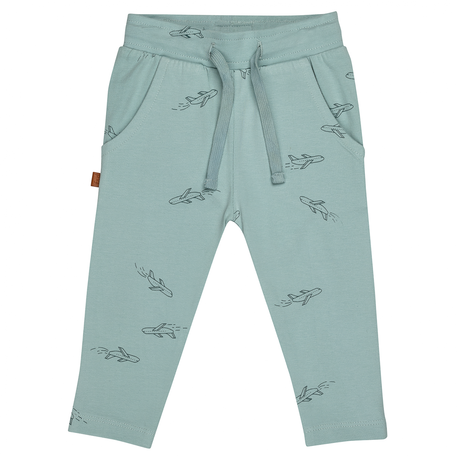 Pilot Club Baby Pants Airplane | Gray Mist