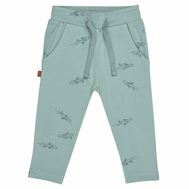 Pilot Club Baby Pants Airplane | Gray Mist