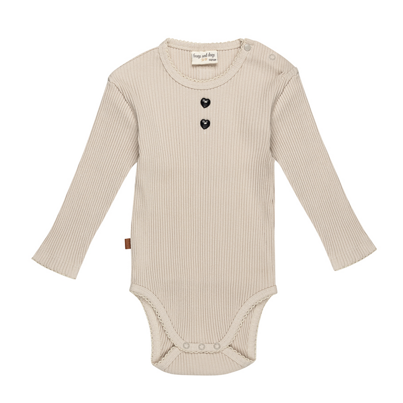 Follow Your Heart Baby Romper | Silver Gray
