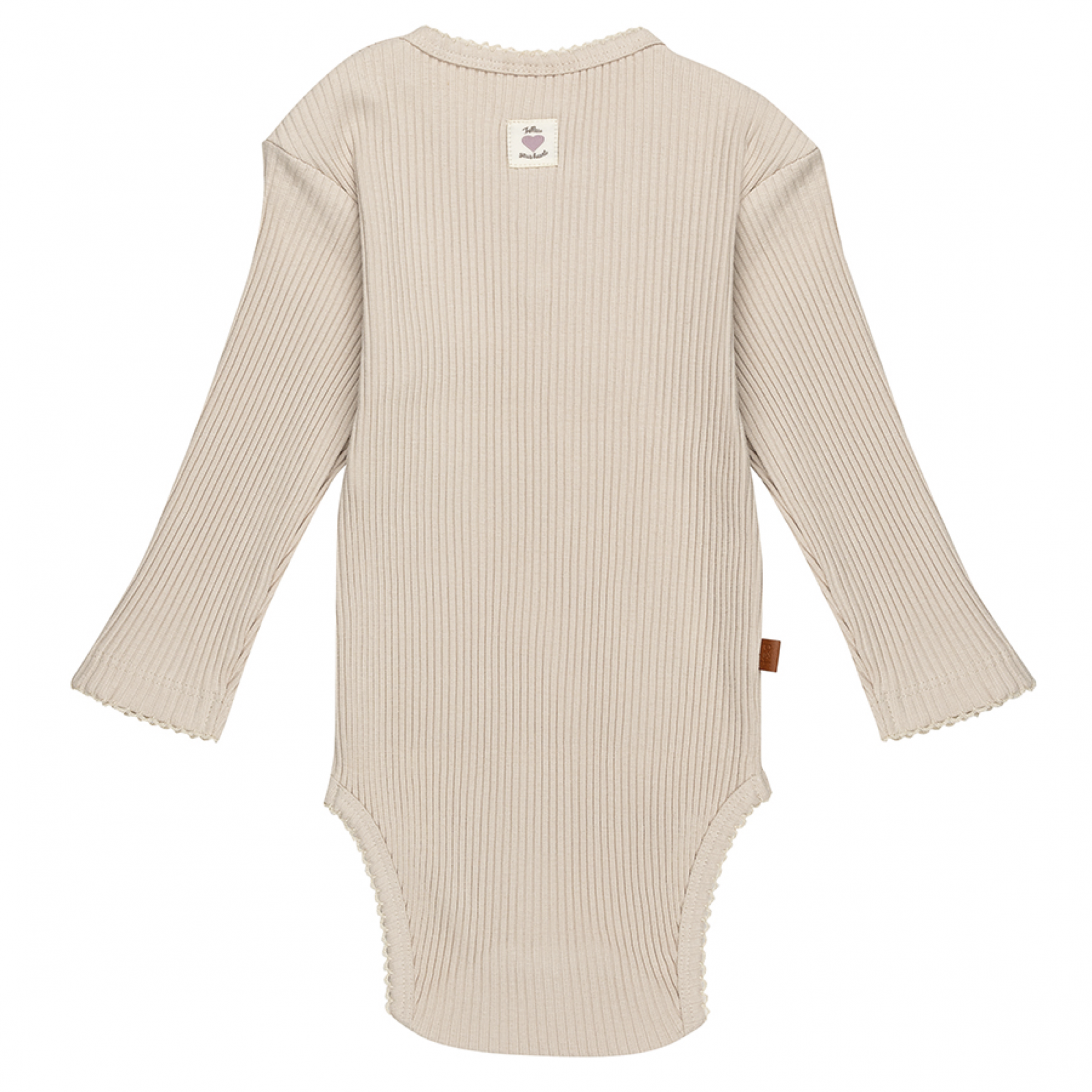 Follow Your Heart Baby Romper | Silver Gray