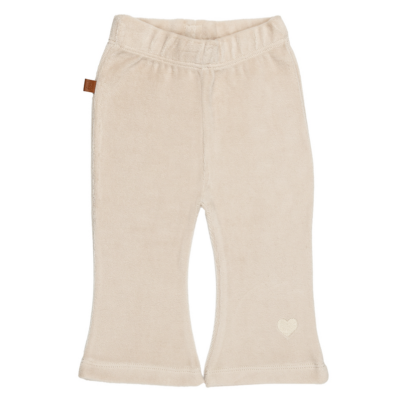 Follow Your Heart Kids Velvet Pants | Silver Gray