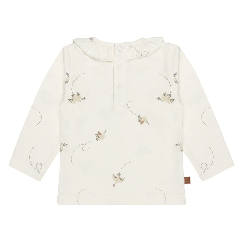 Follow Your Heart Kids Shirt Ruffle Collar | Jet Stream