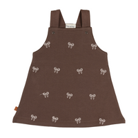 Ballerina Baby Dress Bow | Seal Brown