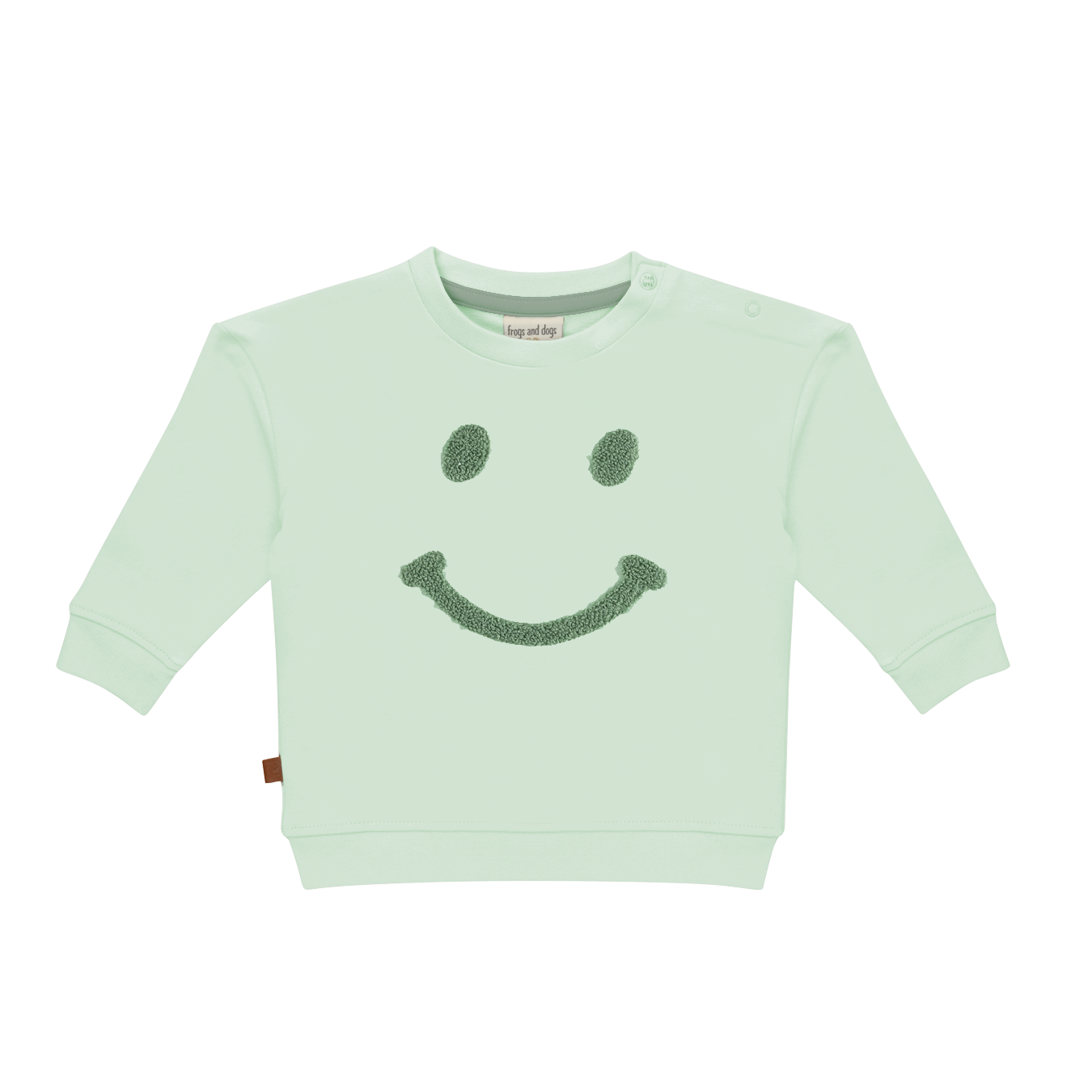 Smile Sweater Kids | Subtle Green