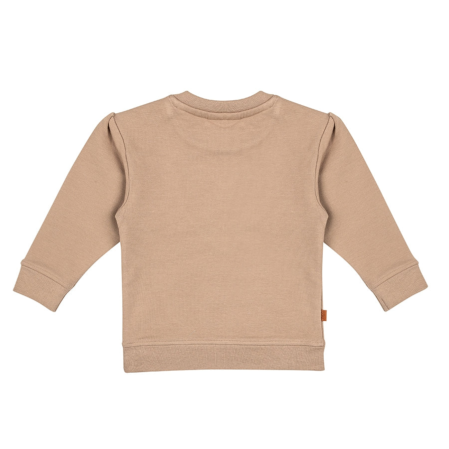 Heart Sweater Kids | Taupe Grey