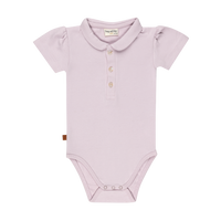 Polo Romper voor meisjes | Lavendel Frost