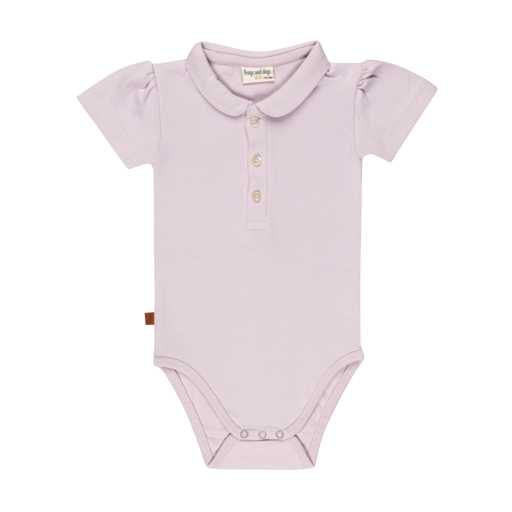 Polo Romper voor meisjes | Lavendel Frost