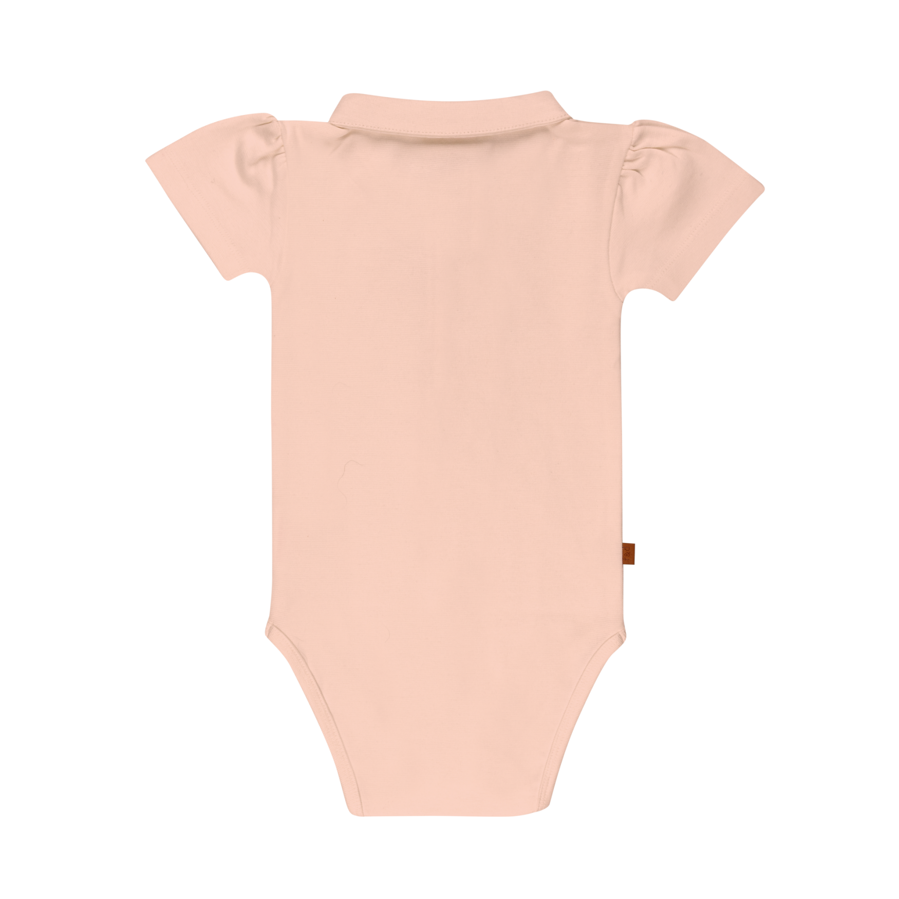 Polo Romper voor meisjes | Roze Chintz