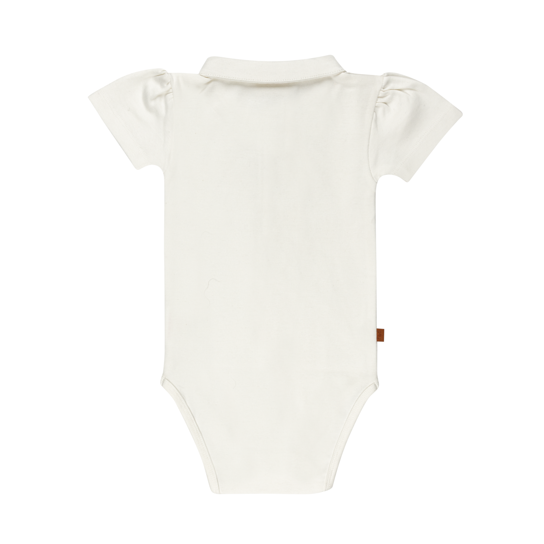 Polo Romper voor meisjes | Wit Alyssum