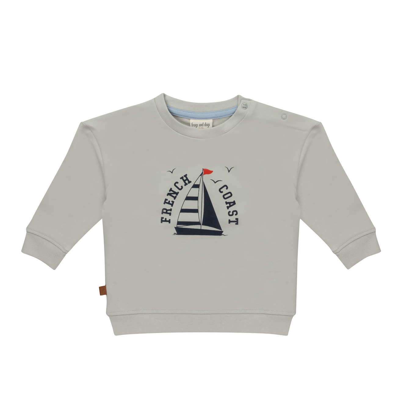 Sweater Sailboat Kids | Gray Violet