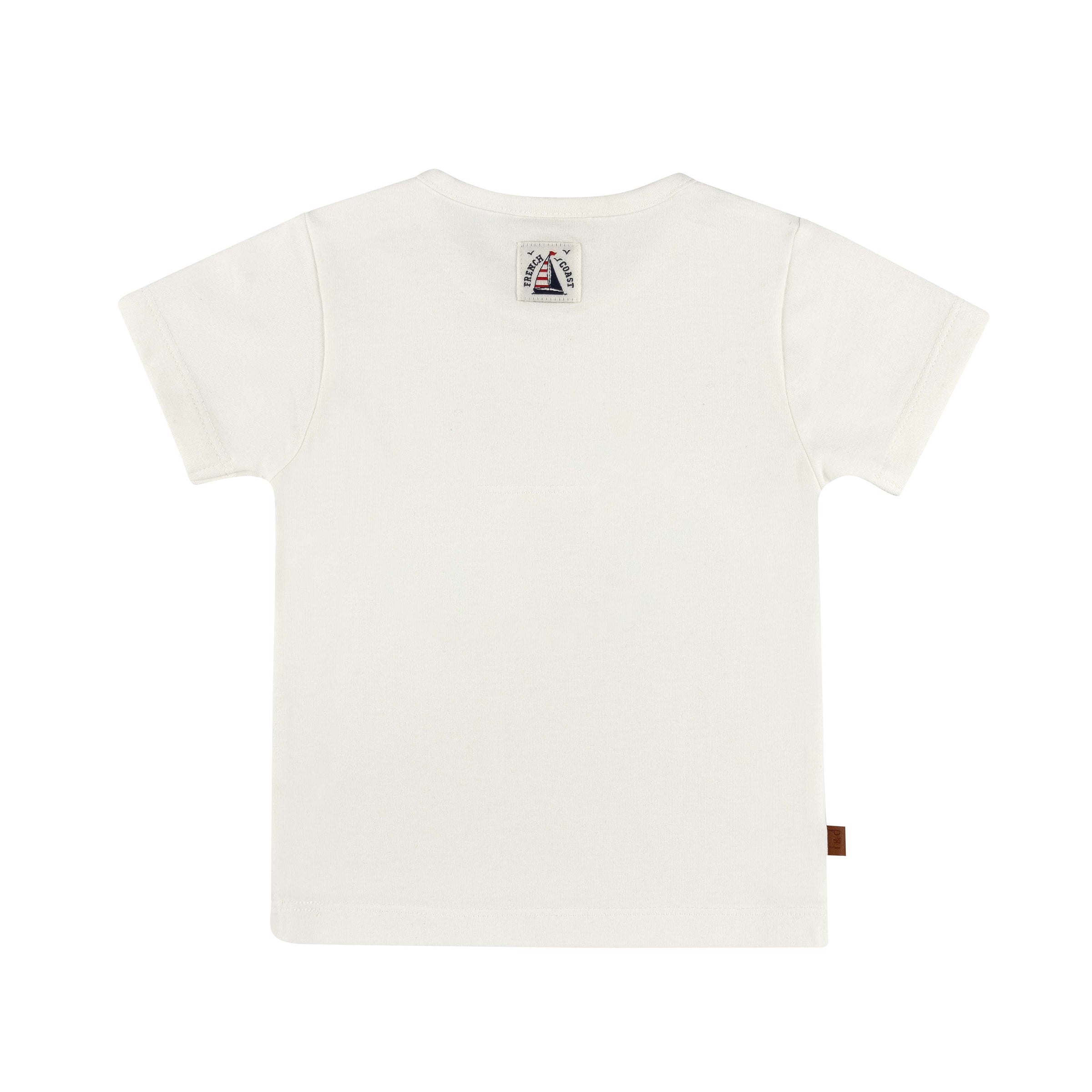 T-Shirt Sail Boat Baby | White Alyssum