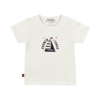 T-Shirt Sail Boat Kids | White Alyssum